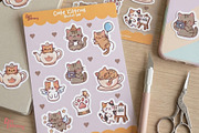 Sweet and playful kawaii kitty crew, an Animal Illustration by Dori Debreceni draws (Thumbnail 3 of 7)