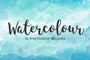 Watercolor Photoshop Brushes