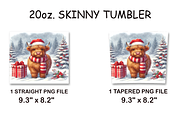 Let It Snow Highland Cow Tumbler PNG, an Arts & Entertainment Photo by LamanAzalea (Thumbnail 2 of 2)