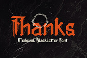 Frasteux - Medieval Blackletter Font, a Blackletter Font by Dhabee (Thumbnail 11 of 15)
