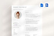 Professionelle Lebenslauf Vorlage, a Resume Template by OkiDocs Resume Templates (Thumbnail 1 of 10)