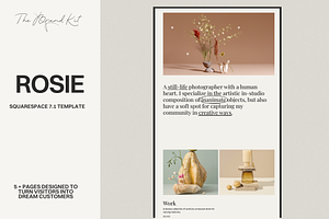 Squarespace 7.1 Portfolio Template