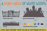 Spooky Build-a-Graveyard Set, an Object Graphic by Designed by Monkeys (Thumbnail 4 of 4)