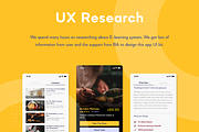 Edupi - E-Learning App Design UI Kit, an App Template by Capi Product (Thumbnail 2 of 6)