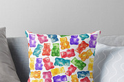 Watercolor Gummy Bear Clipart, a Food Illustration by Old Grove Designs (Thumbnail 3 of 6)