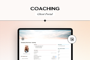 Notion Client Portal For Coaches