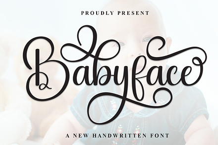 Babyface | Script Font, a Handwritten Font by Scratchones