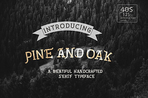 Pine And Oak Font Pack 70% OFF