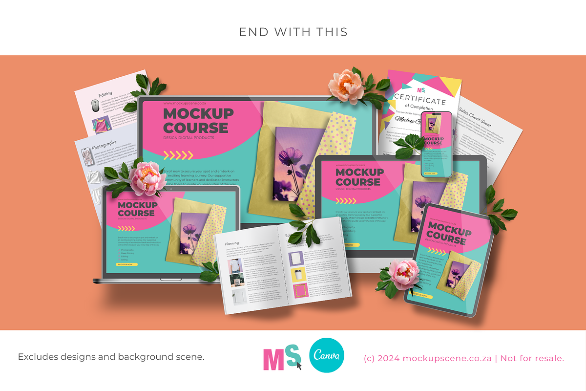 Digital Device Mockups for Canva, a Device Mockup by Mockup Scene (Photo 14 of 16)