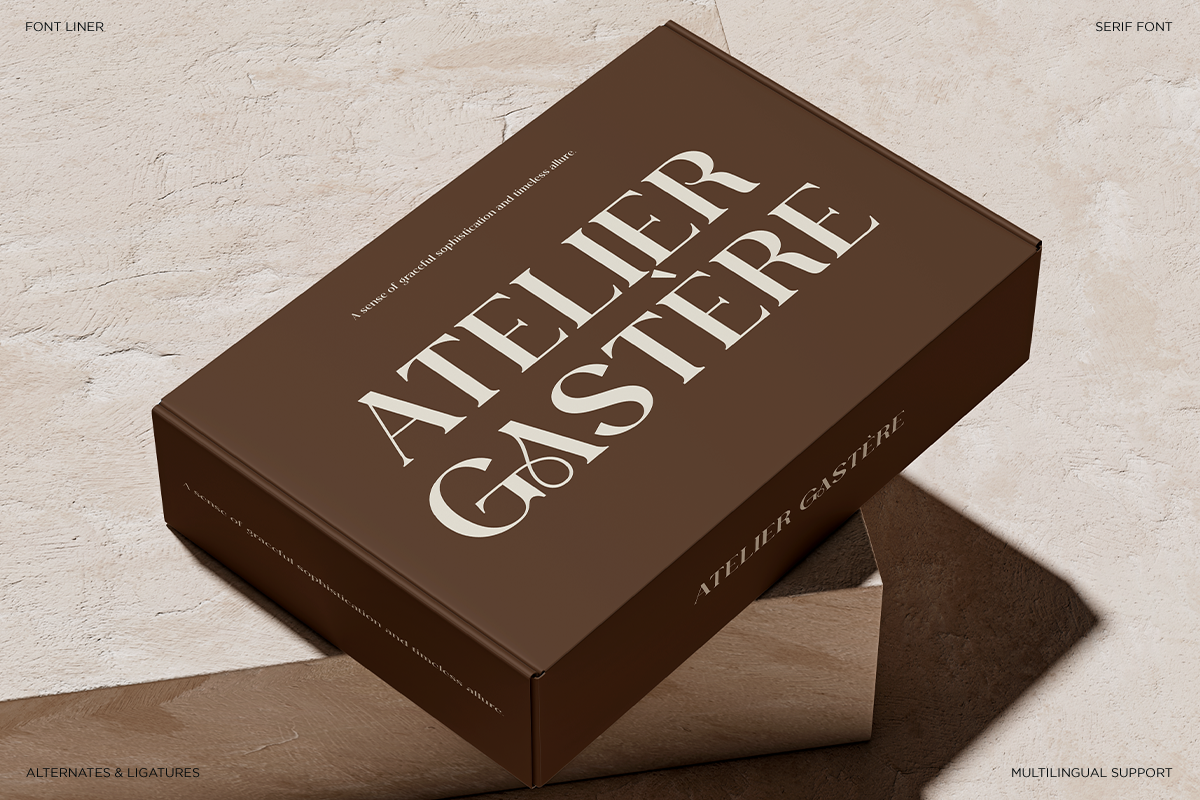 Luxury Ligature Serif Font - Faresty, a Serif Font by Font Liner (Photo 2 of 9)