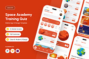 Space Academy Training Quiz App, an App Template by productype1 (Thumbnail 1 of 5)