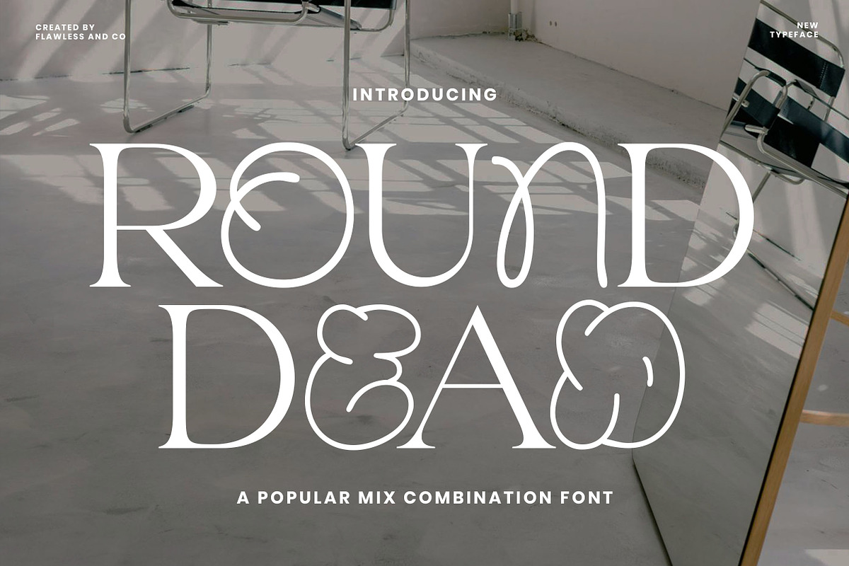 Round Dead - Mix Combination Font, a Serif Font by Flawless And Co (Photo 1 of 10)