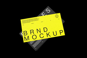 Stacked Business Card Mockup, an Advertising Mockup by Lemockup