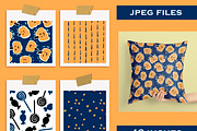 Cute Kawaii Halloween Patterns, a Pattern Graphic by Lagmar Design (Thumbnail 4 of 6)
