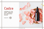 Cadre Chic Canva Catalog Template, a Presentation Template by Creative Day (Thumbnail 1 of 6)
