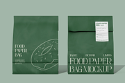 Eco-Friendly Food Paper Bag Mockup, a Packaging Mockup by graphicsauce (Thumbnail 2 of 4)