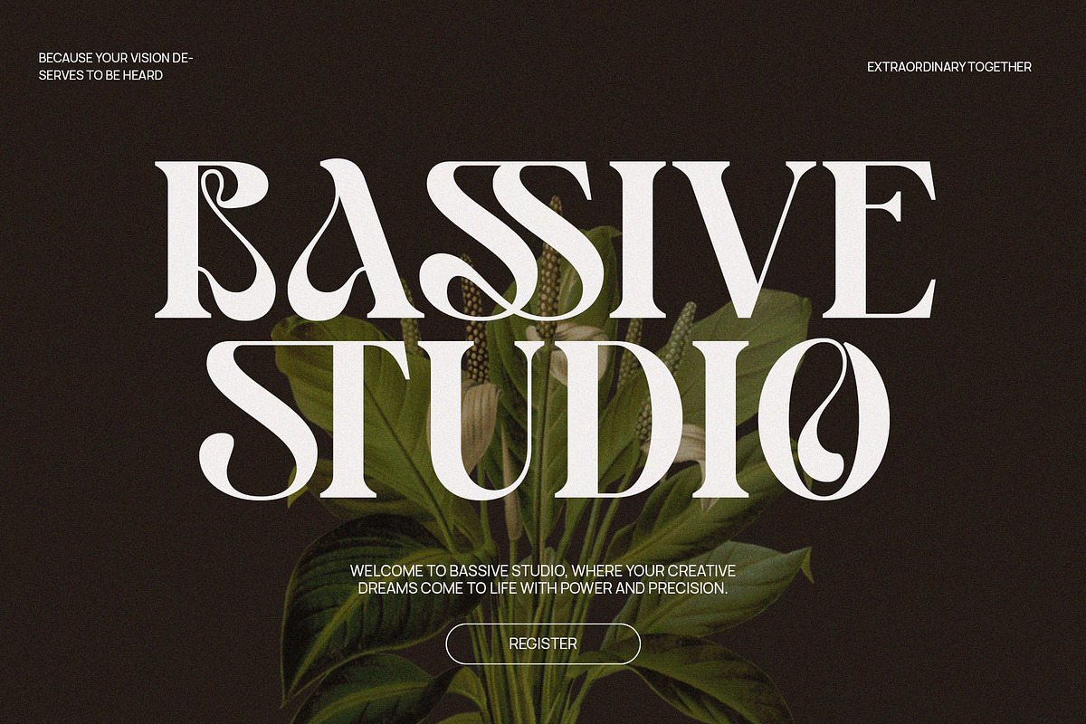 Giamlass - Unique Display Serif, a Serif Font by BrandSemut (Photo 6 of 16)