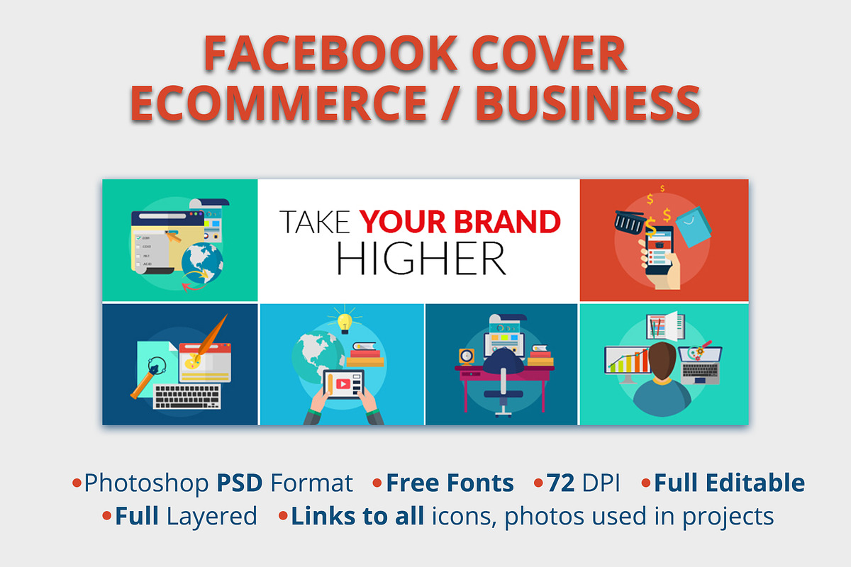 Facebook Cover Business Social Media, a Social Media Template by Malst (Photo 1 of 3)