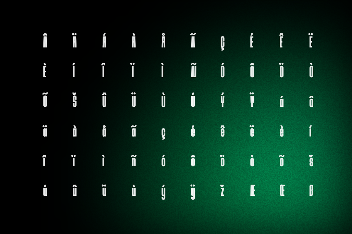 Riendier – Condensed Display Font, a Sans Serif Font by Webhance Studio (Photo 5 of 9)