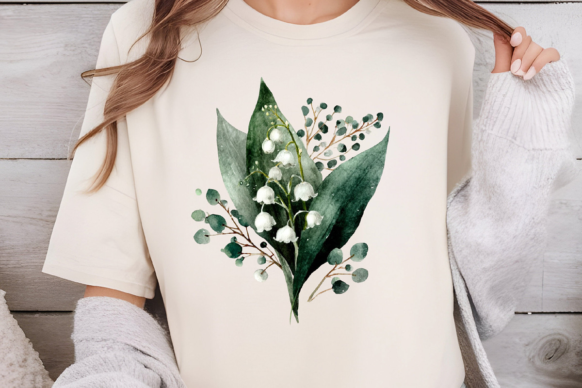 Lily of valley clipart, Flowers, an Illustration by DreamCafeArt (Photo 6 of 7)