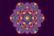 Mandala Business card, flyer, a Flyer Template by Art Loft (Thumbnail 5 of 6)