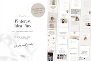 Pinterest Idea Pins Templates, a Social Media Template by Tabitha Emma (Thumbnail 1 of 9)