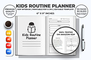 Kids Routine Planner KDP Interior, a Templates & Theme by M9 Design (Thumbnail 2 of 3)