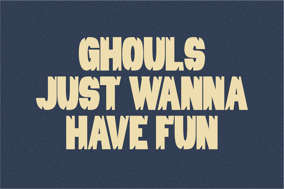 Halloween Party - Display Font, a Sans Serif Font by Pian45 Studio (Photo 7 of 8)