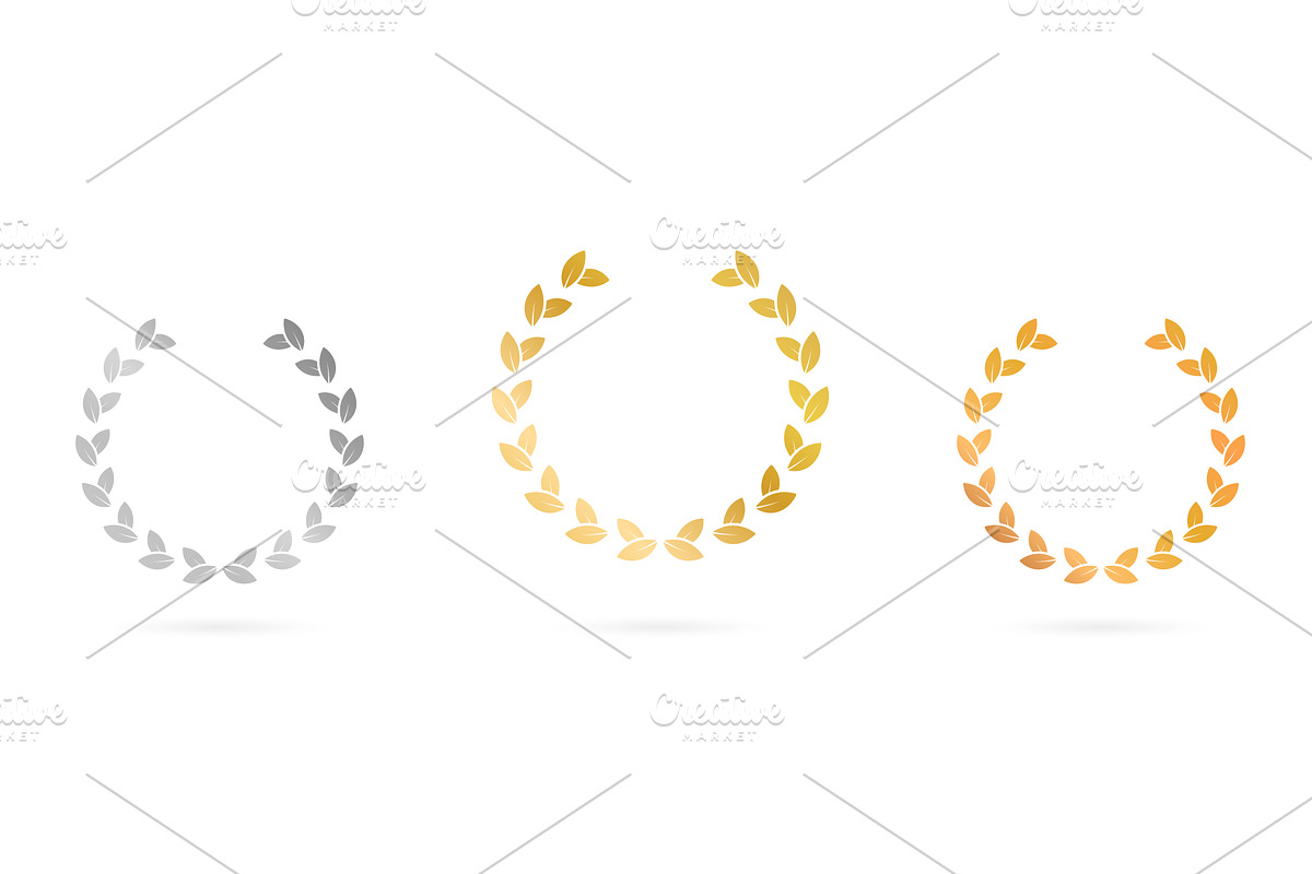 Vintage Emblem Set, an Object Illustration by Gentle Studio