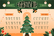Gerabell - Condensed Christmas Serif, a Serif Font by Burntilldead (Thumbnail 6 of 12)