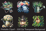 Green Garden Clipart, an Illustration by RobertsArt (Thumbnail 4 of 7)