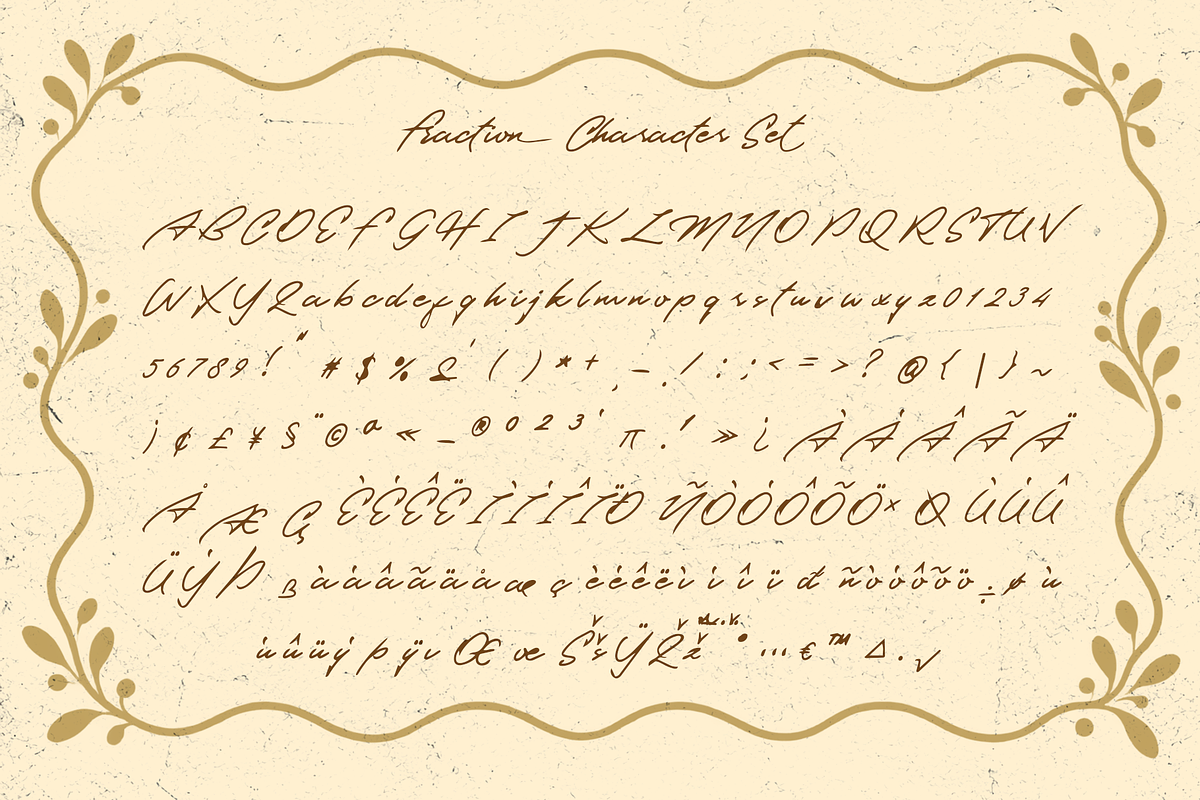 Fracttion Old Signature, a Handwritten Font by Glyphstyle (Photo 7 of 13)