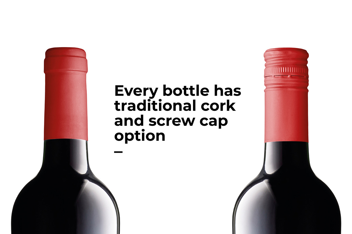 Wine Bottles Set, a Cups & Container Mockup by Moixo studio (Photo 7 of 7)