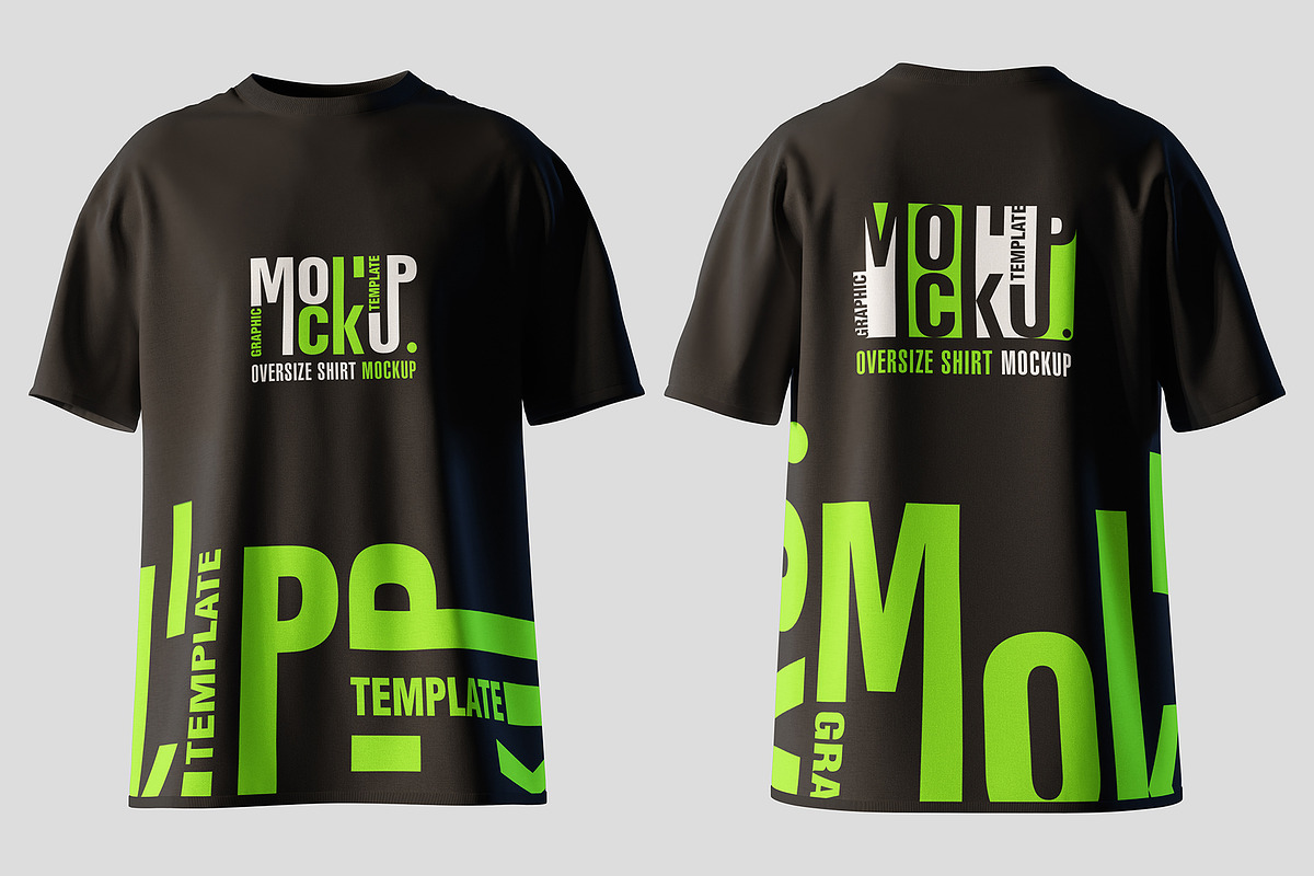 Oversize T-Shirt Mockup Sets, a Shirt Mockup by Artnivora.Std (Photo 2 of 4)