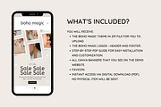 Boho Magic Shopify Theme, a Shopify Template by SunshineStudioBoutique (Thumbnail 2 of 10)
