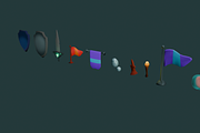 Low-Poly 3D Game Assets and Sounds, an Object 3D Model by Kozmobot (Thumbnail 3 of 4)