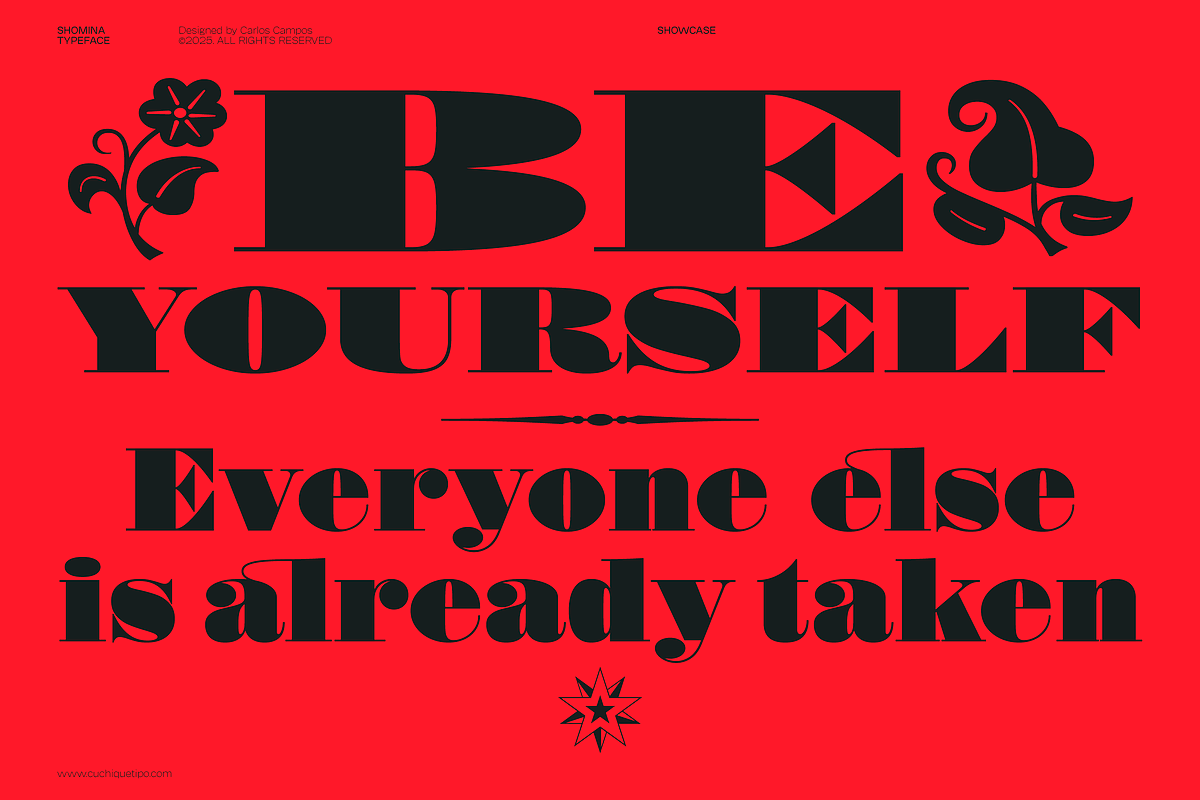 Shomina Font, a Serif Font by Cuchi, qué Tipo! Foundry (Photo 3 of 21)