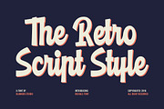 Richale a Bold Retro Script Font, a Script Font by Blankids Studio (Thumbnail 2 of 12)