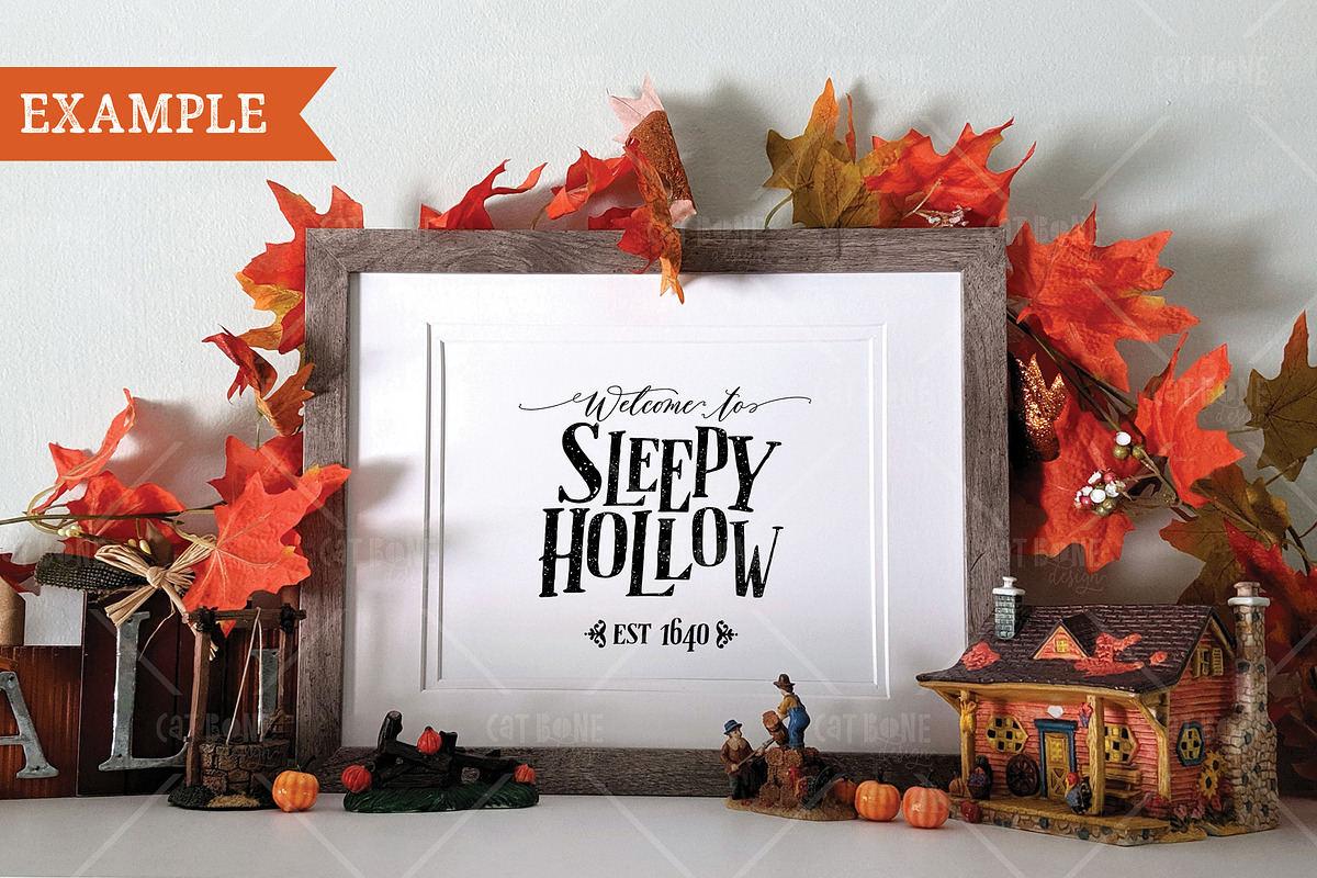 Fall Frame Mockup 1, a Product Mockup by CatBoneDesign (Photo 2 of 3)