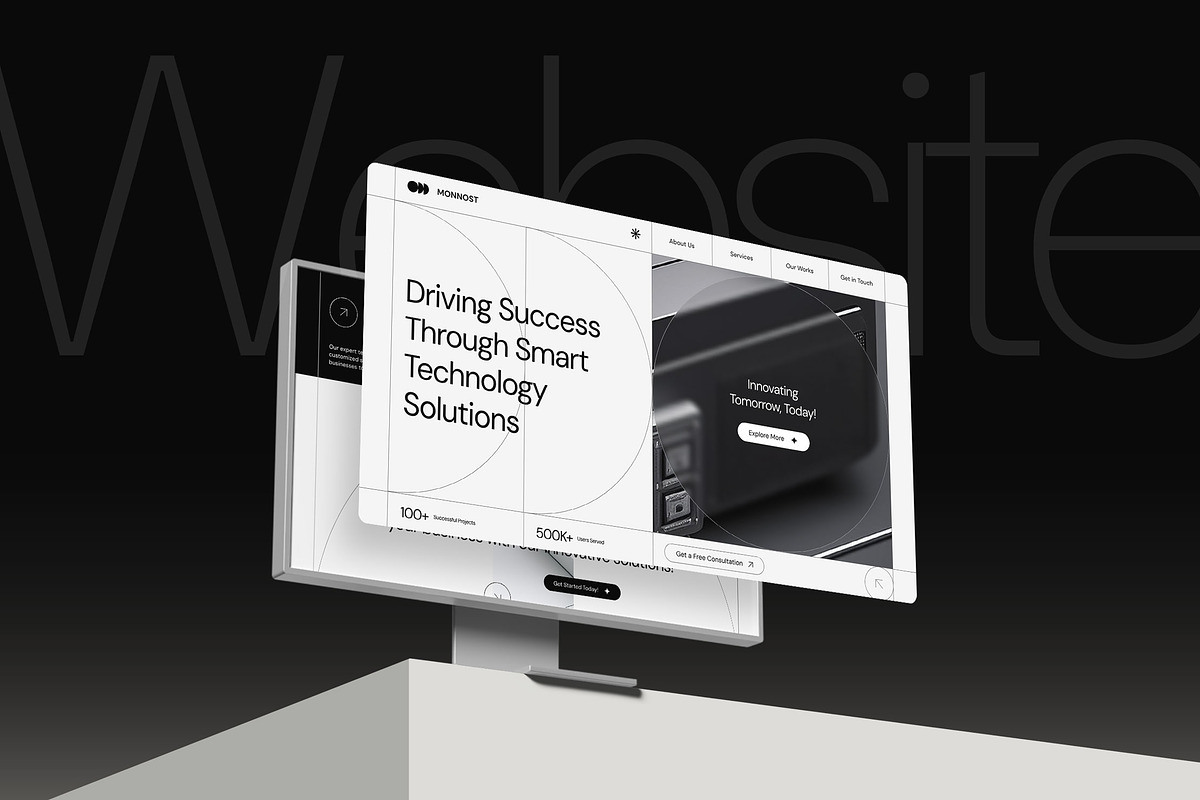 Monnost - Landing Page Template