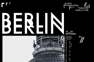 BERLIN CITY POSTER