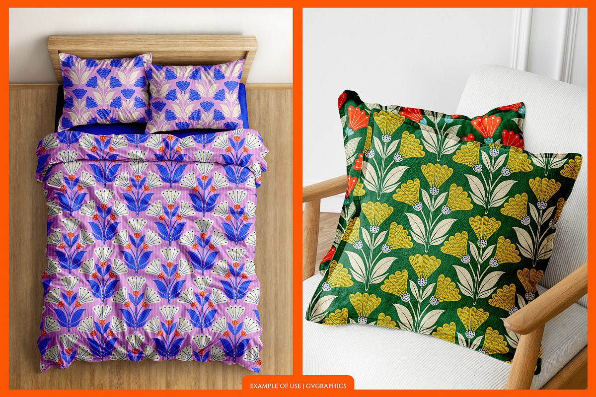 Royal Blue Patterns, a Pattern Graphic by GVGraphics (Photo 8 of 9)