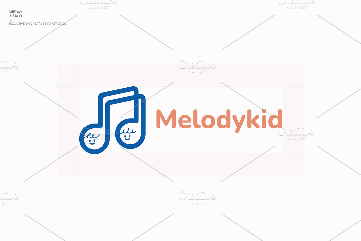 MelodyKid logo, a Branding & Logo Template by blends.studio (Photo 3 of 4)