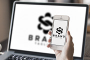 S letter technology logo design, a Branding & Logo Template by Amadul11 (Thumbnail 5 of 5)