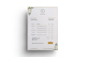 Luci - Invoice Template For Wedding