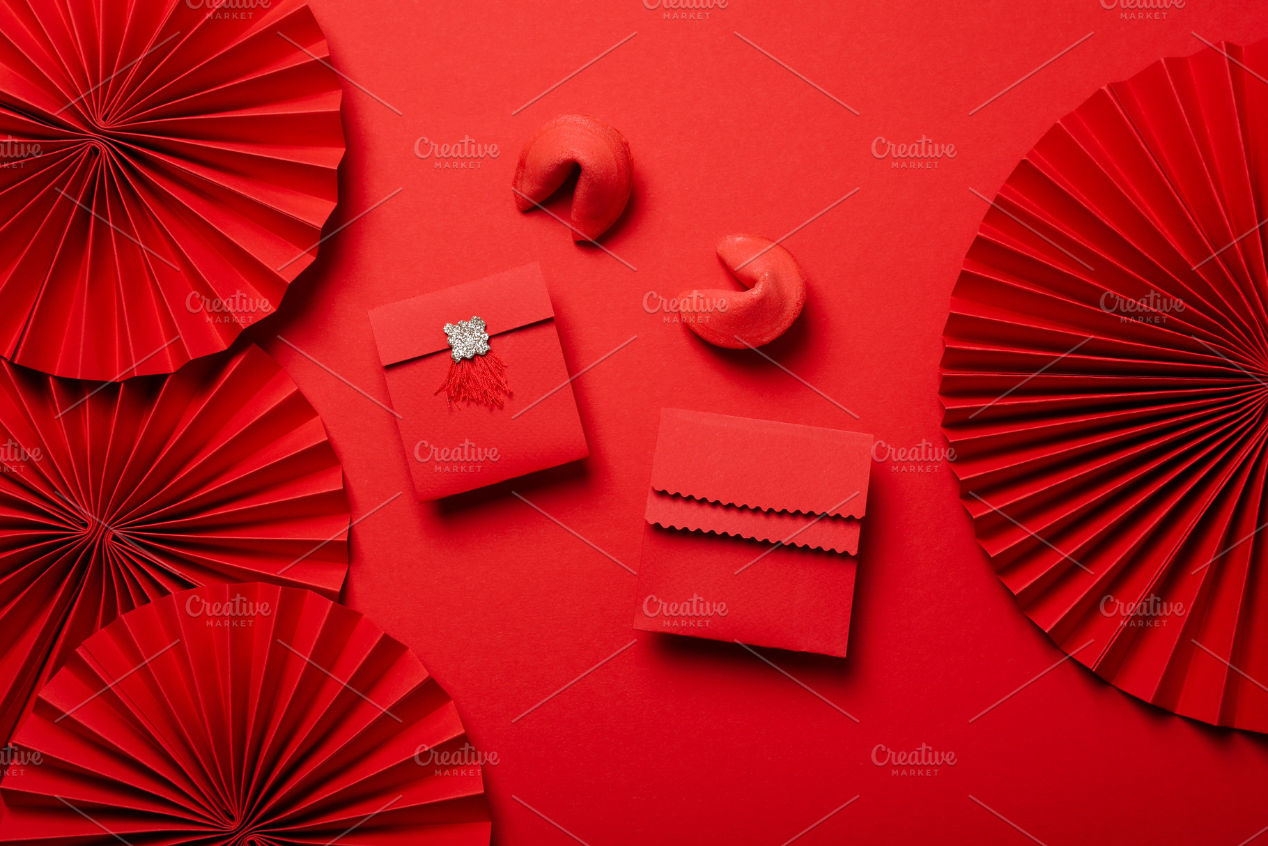 Concept of Happy Chinese new year, top view, a Beauty & Fashion Photo by AtlasStudio PRO