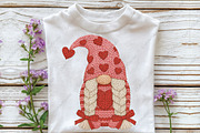 Latch Hook Yarn Valentines Gnome PNG, an Illustration by CraftArtStudio (Thumbnail 2 of 4)