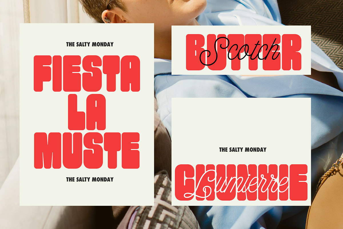 The Salty Monday | Font Duo, a Sans Serif Font by Jolicia Type (Photo 9 of 13)