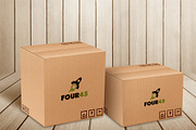 Four45 Delivery Logo, a Branding & Logo Template by Emdaduljs (Thumbnail 3 of 5)
