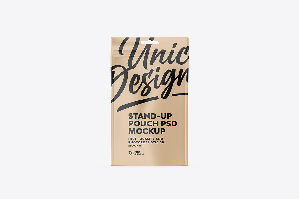 Stand Up Pouch Mockup, a Product Mockup by UnicDesign (Photo 3 of 3)